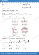 Đề kiểm tra học kì 1 Toán 3 Chân trời sáng tạo - Đề số 13
